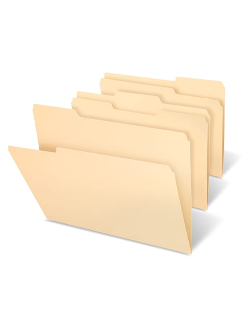 Office Depot Brand File Folders 13 Cut Legal Size 30percent Recycled Manila Pack Of 100 Office Depot