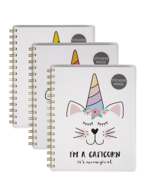 Office Depot Brand Fashion Notebook With Stickers 6 X 8 College Ruled 160 Pages 80 Sheets Animal Corn Office Depot
