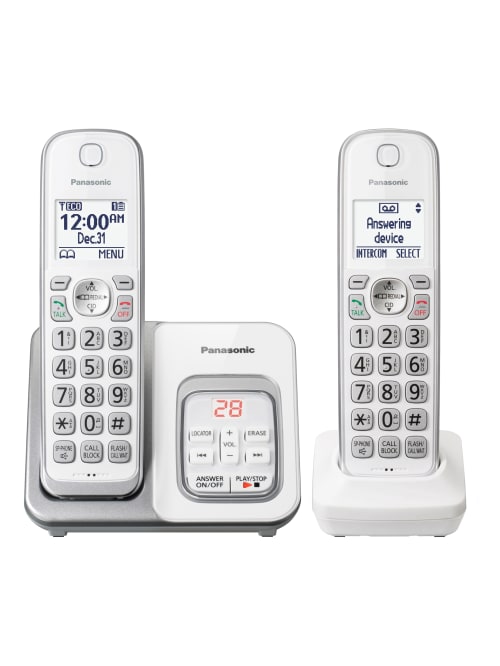 Panasonic Kx Tgd432w Cordless Phone System Office Depot