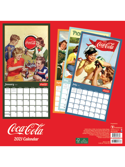 coca cola shutterfly calendar 2021
