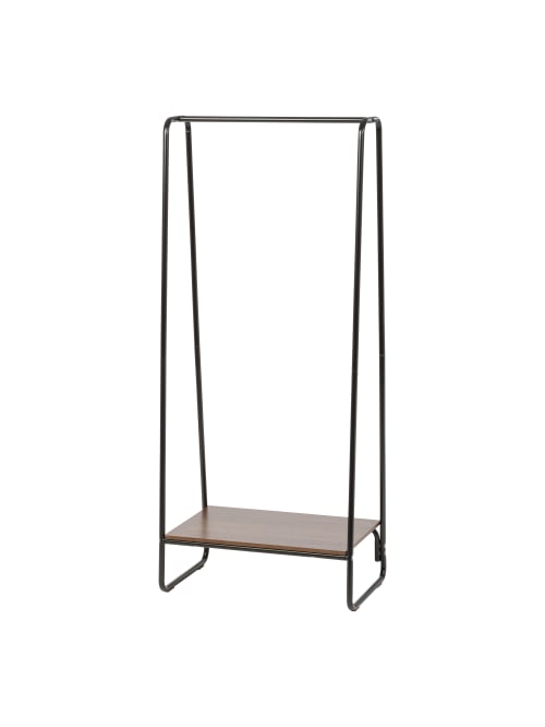 Iris Metal Garment Rackshelf Blackbrown Office Depot