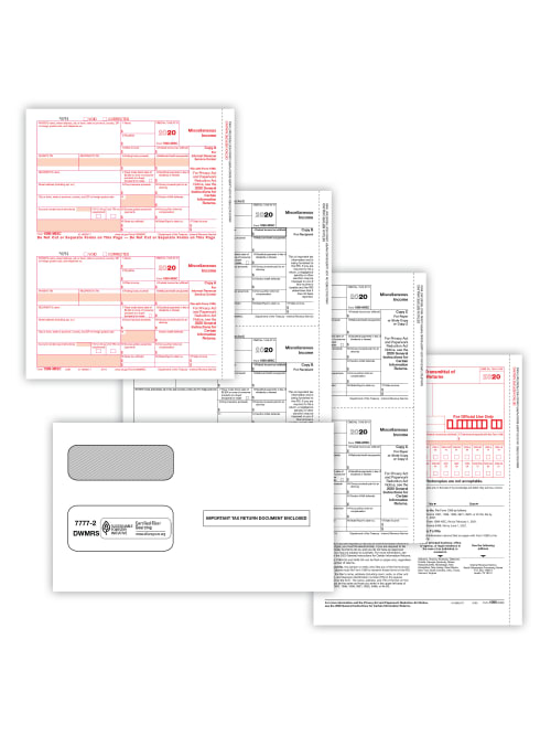 Complyright 1099 Misc Tax Forms 50pk Office Depot
