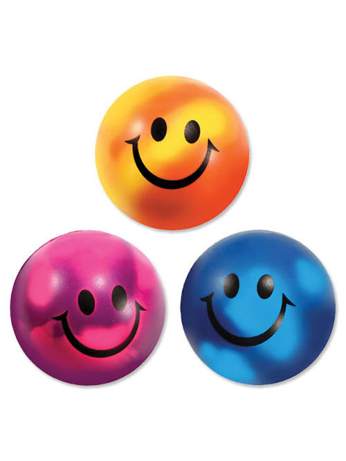 smiley stress ball
