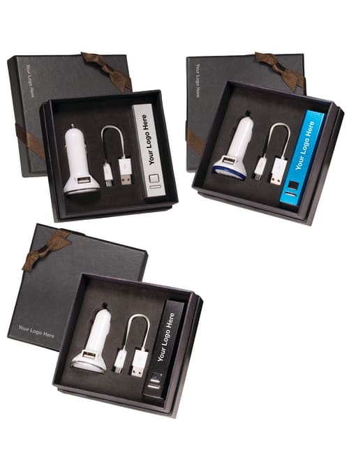 Prime Resources Usb Car Charger And Lithium Battery Gift Set Office Depot