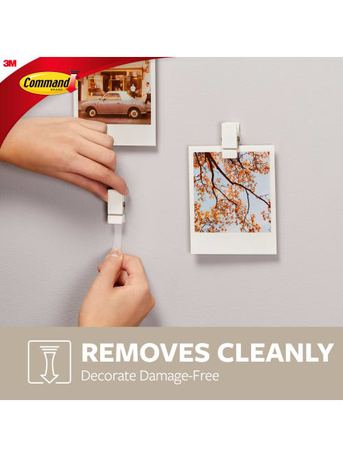 Commandquartz Spring Clips 3 Lb 1 36 Kg Capacity White 8 Clips 12