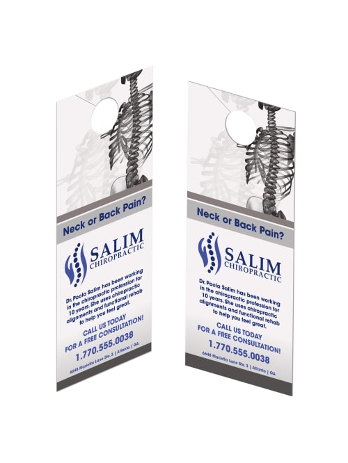 Custom Full Color Door Hangers 2 Sides Office Depot