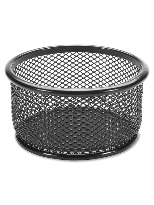 Lorell Mesh Round Paper Clip Holder Black Office Depot A wide variety of round mesh screen options are available to you, such as project solution capability. lorell mesh round paper clip holder black item 841354