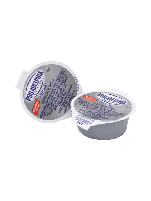 Philadelphia Cream Cheese Cups 0 75 Oz 50pk Office Depot