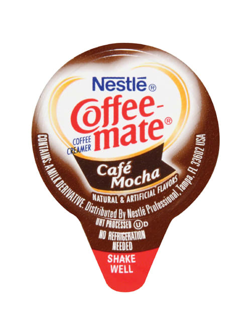 Nestl Coffee Mate Liquid Creamer Caf Mocha Flavor 0 37 Oz Single Serve X 50 Office Depot