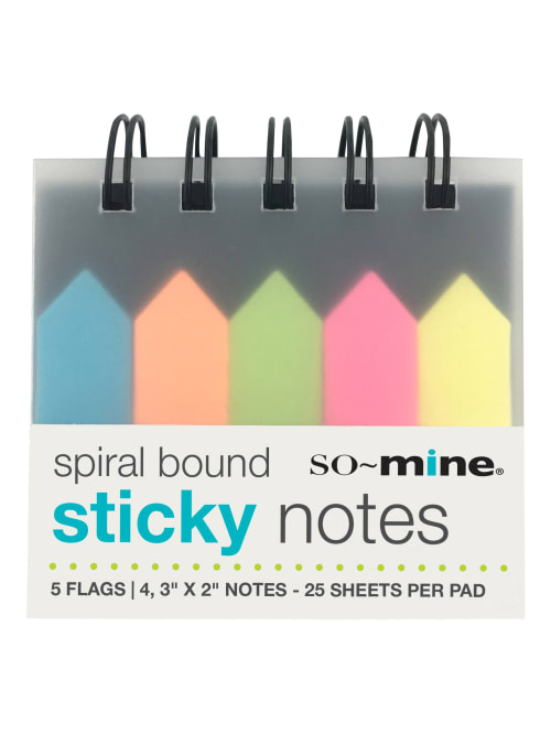spiral post it notes
