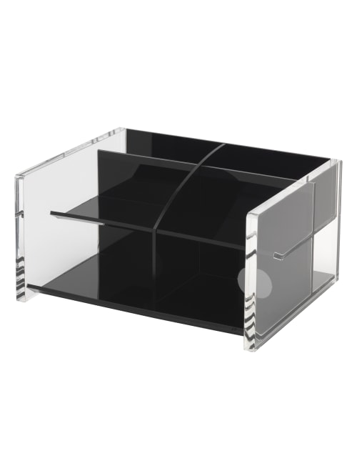 Realspace Black Acrylic Desk Organizer Office Depot