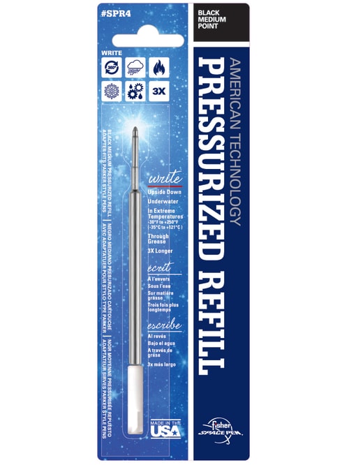 Sensa Black Fine Point Ballpoint Refill Spr4F Fisher Space Pen New In Pack Sensa Collectibles