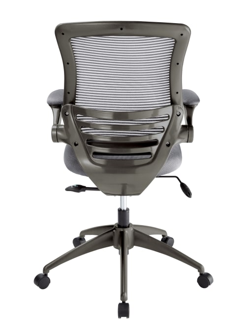 Realspace Calusa Mesh Mid Back Chair Silver Office Depot