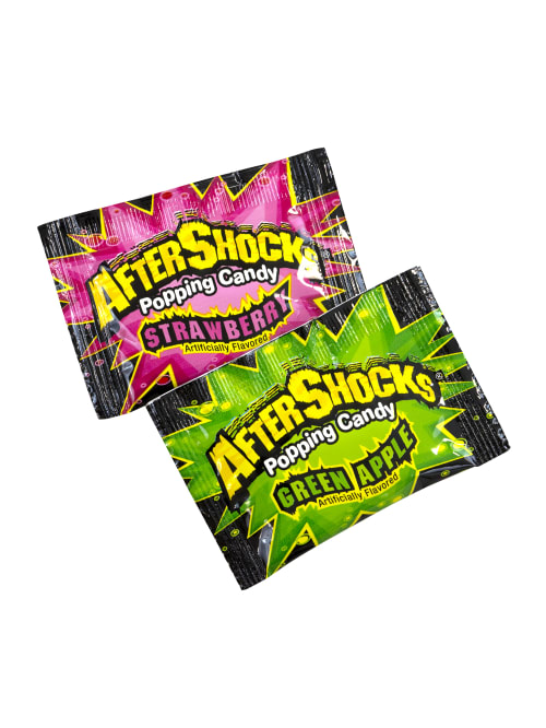 After Shocks Popping Candy 0 053 Oz Pack Of 20 Pouches Box Of 18 Packs Office Depot