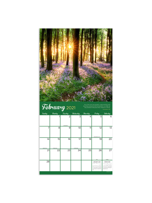 2021 paths to god calendar