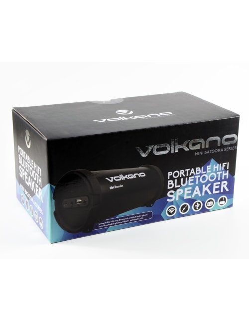 volkano mini bazooka bluetooth speaker