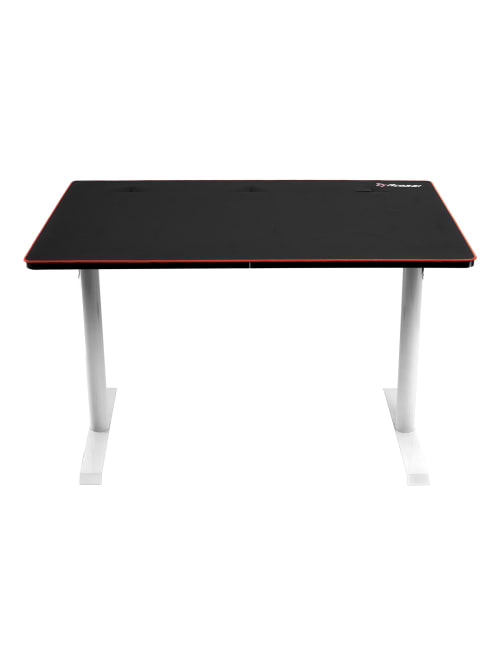 Arozzi Arena Leggero Gaming Desk White Office Depot