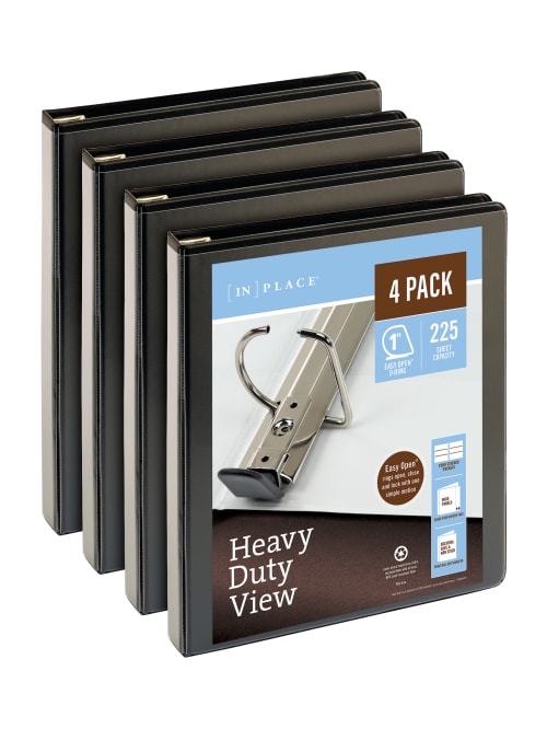 Office Depot Heavy Duty View Binder 4 Pack Office Depot