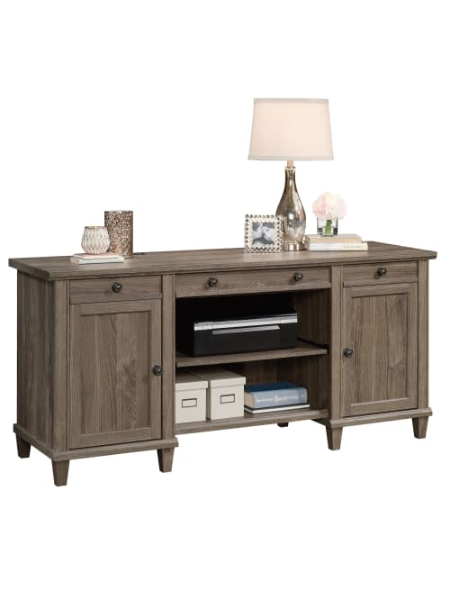 Sauder Hammond Computer Credenza Emery Oak Office Depot