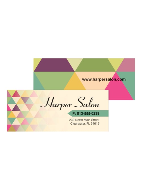 Mini Business Cards 2 34 X 1 18 Box Of 100 Office Depot