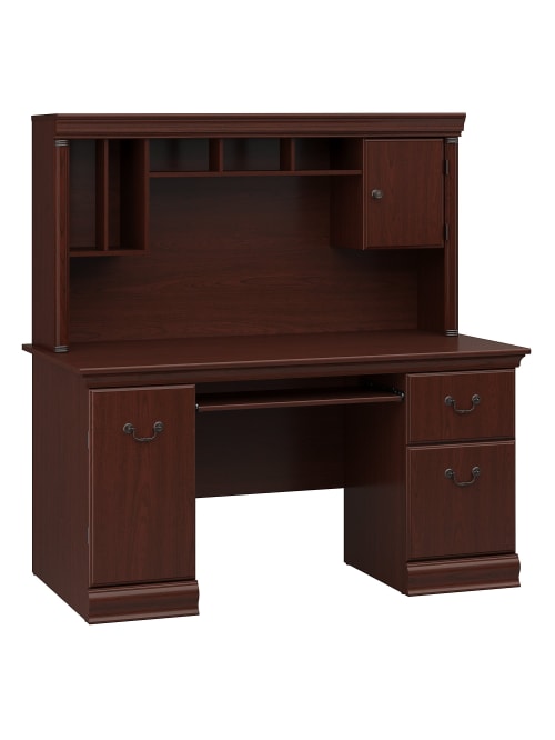 Bush Furniture Birmingham Office Desk, Hutch Office Desk