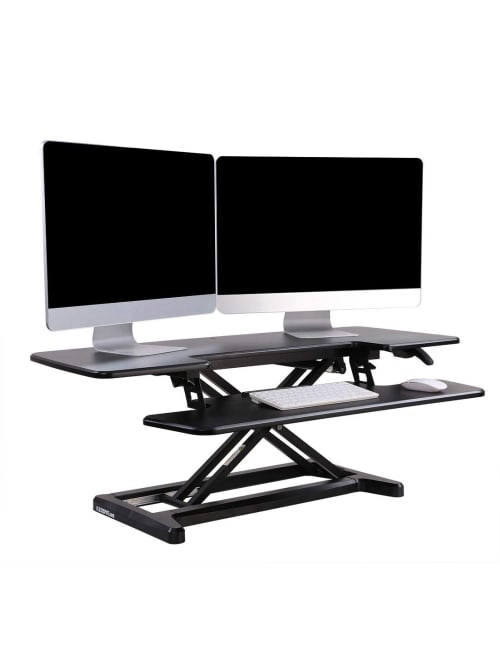 Flexispot Alcoveriser Sit To Stand Desk Converter 42 W Black Office Depot