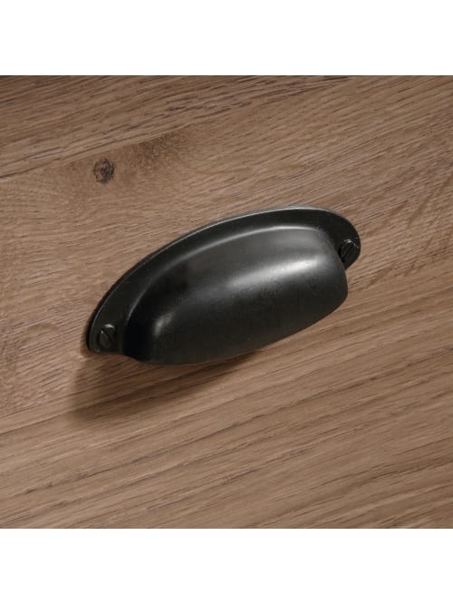 Sauder Harbor View 32 W Lateral 1 Drawer File Cabinet Salt Oak Office Depot