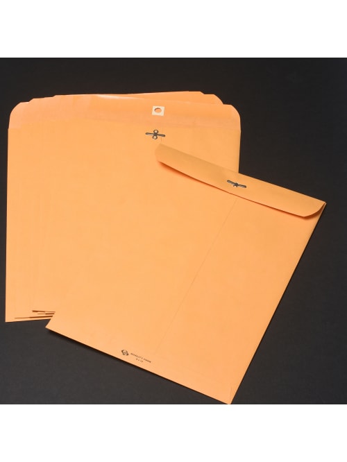 Pack of Quality Park Postage Saving Clasp Envelopes 6 x 9 Inches Kraft Brown
