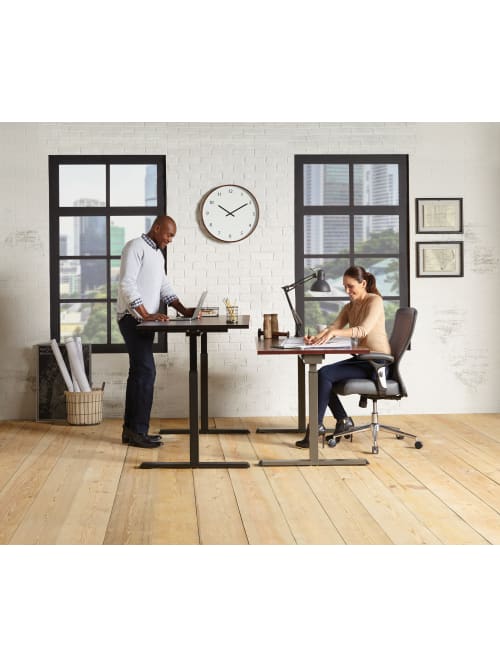 Realspace Modern Cassia Chair Graychrome Office Depot