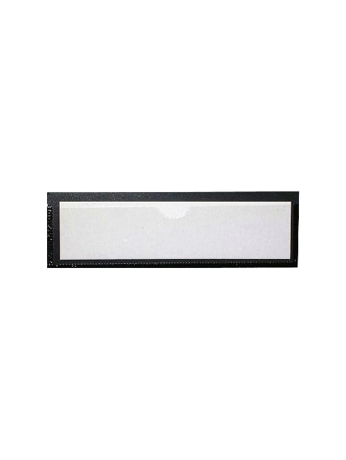 Tatco Magnetic Label Holders 1 38 X 4 38 Blackwhite Pack Of 10 Office Depot