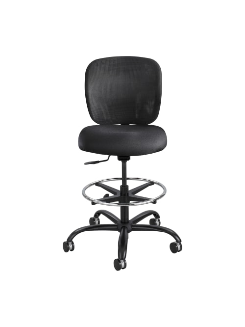 Safco Vue Heavy Duty Stool Black Office Depot