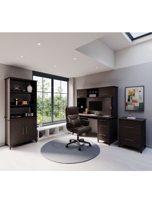 Realspace Fennington Chair Brownblack Office Depot