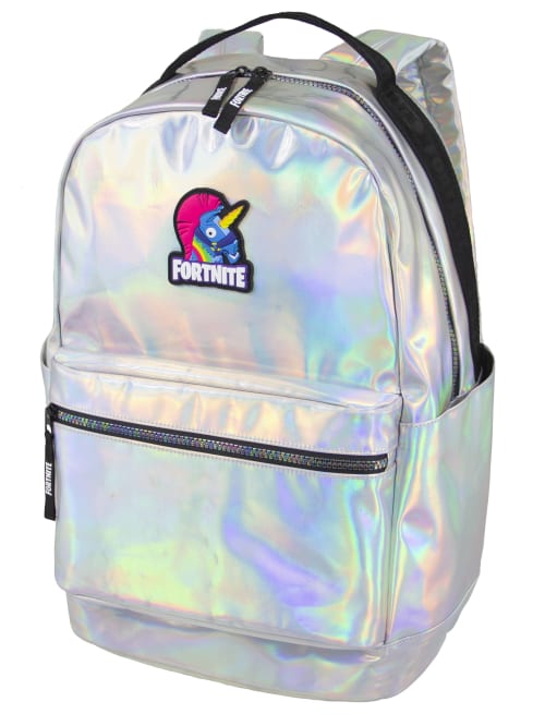 Kids Fortnite Stamped Backpack Fortnite Stamped Backpack With 18 Laptop Pocket Iridescent Office Depot
