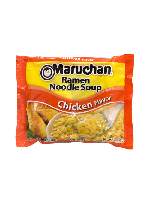 Maruchan Chicken Flavor Ramen Noodle Soup 6 Bags Per Pack Case Of 4 Packs Office Depot