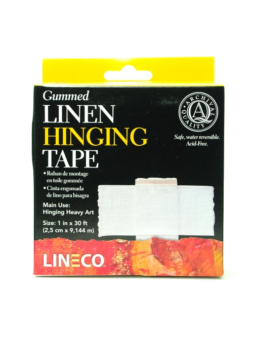 Lineco Gummed Linen Tape 1 X 360 White Office Depot