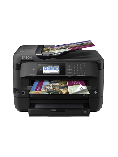 Epson Workforce Wf 7720 19 Wide Format Wireless Color Inkjet All In One Printer Office Depot