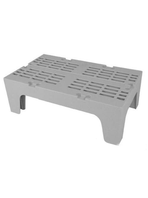 Cambro Plastic Dunnage Rack Gray Office Depot