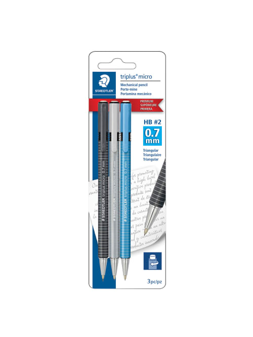 Staedtler Triplus Pencils 0 7 Mm 2 3pk Office Depot