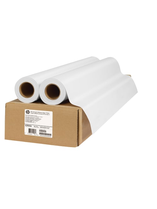 Hp Universal Adhesive Vinyl 36 X 66 White Pack Of 2 Rolls Office Depot