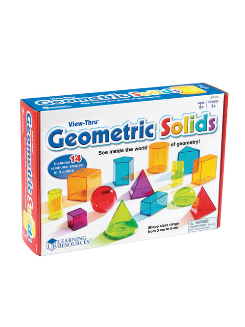 Geometric Solids Transparent 14st Mi Office Depot