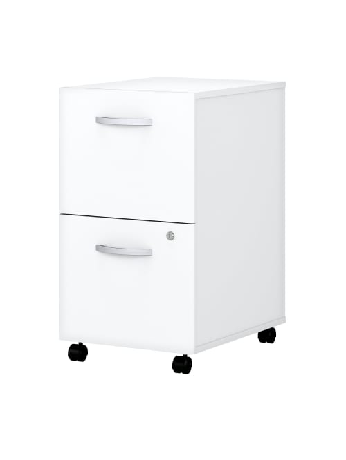 Easy Office 2 Drawer File Cabinet White Office Depot