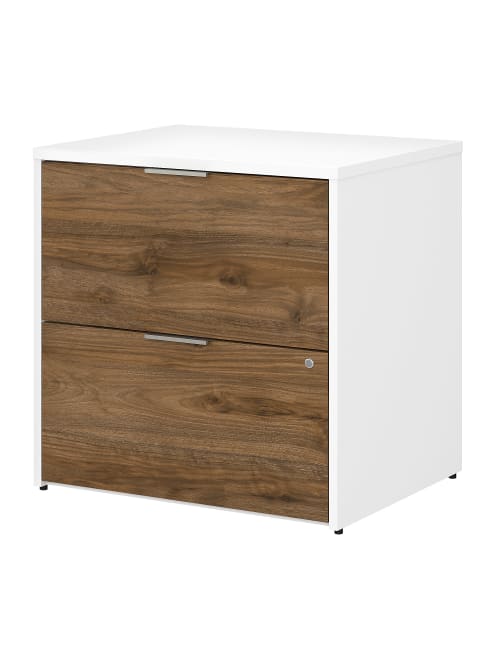Bush Jamestown 2 Drawer Lateral File Walnut Office Depot