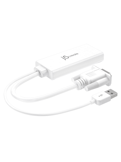 J5create Hdmi To Vga Adapter 10 White Jda214 Office Depot
