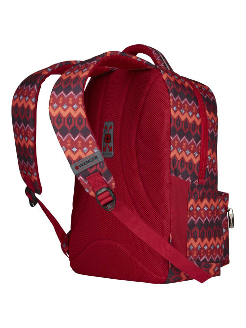 Wenger Colleague Backpack With 16 Laptop Pocket Red Tribal