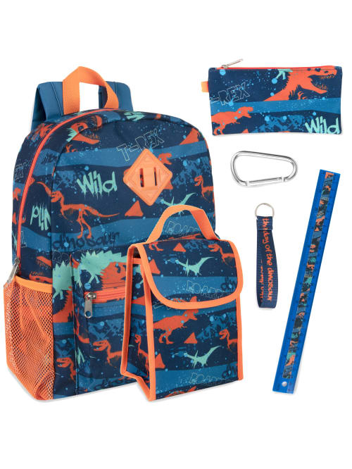 dinosaur backpack and lunchbox set