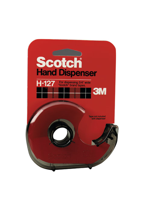 Scotch Refillable Handheld Tape Dispenser Smoke Office Depot