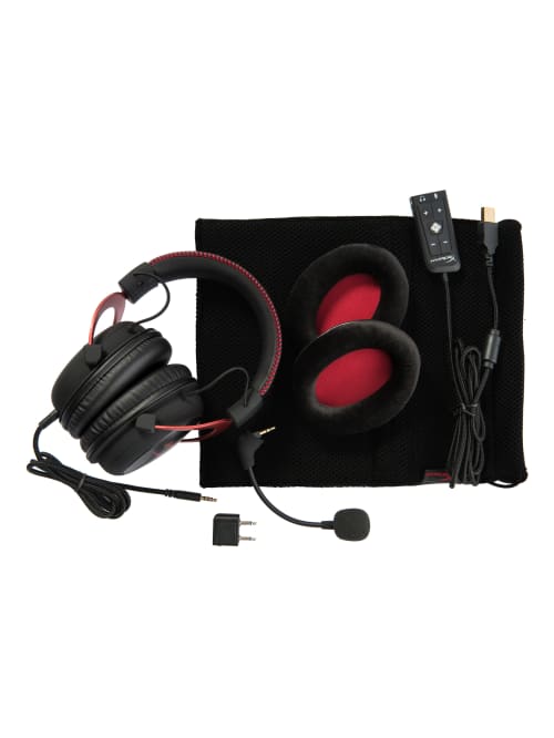 Hyperx Cloud Ii Over The Head Gaming Headset Red Office Depot