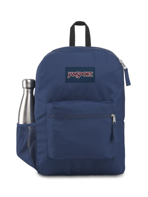 Jansport Cross Town Backpack Navy Blue Office Depot
