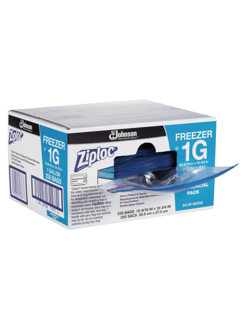 Yubbler - Ziploc® Freezer And Storage Bags, 1 Gallon, Box Of 250