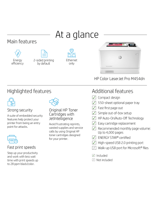 hp colour laserjet pro m454dw toner cartridges